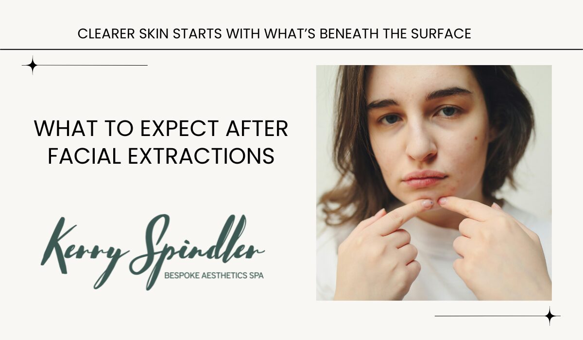 facial extractions performed at kerry spindler bespoke aesthetics spa boston