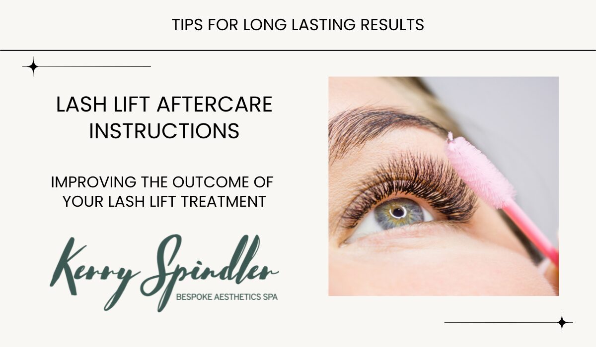 lash lift aftercare instructions